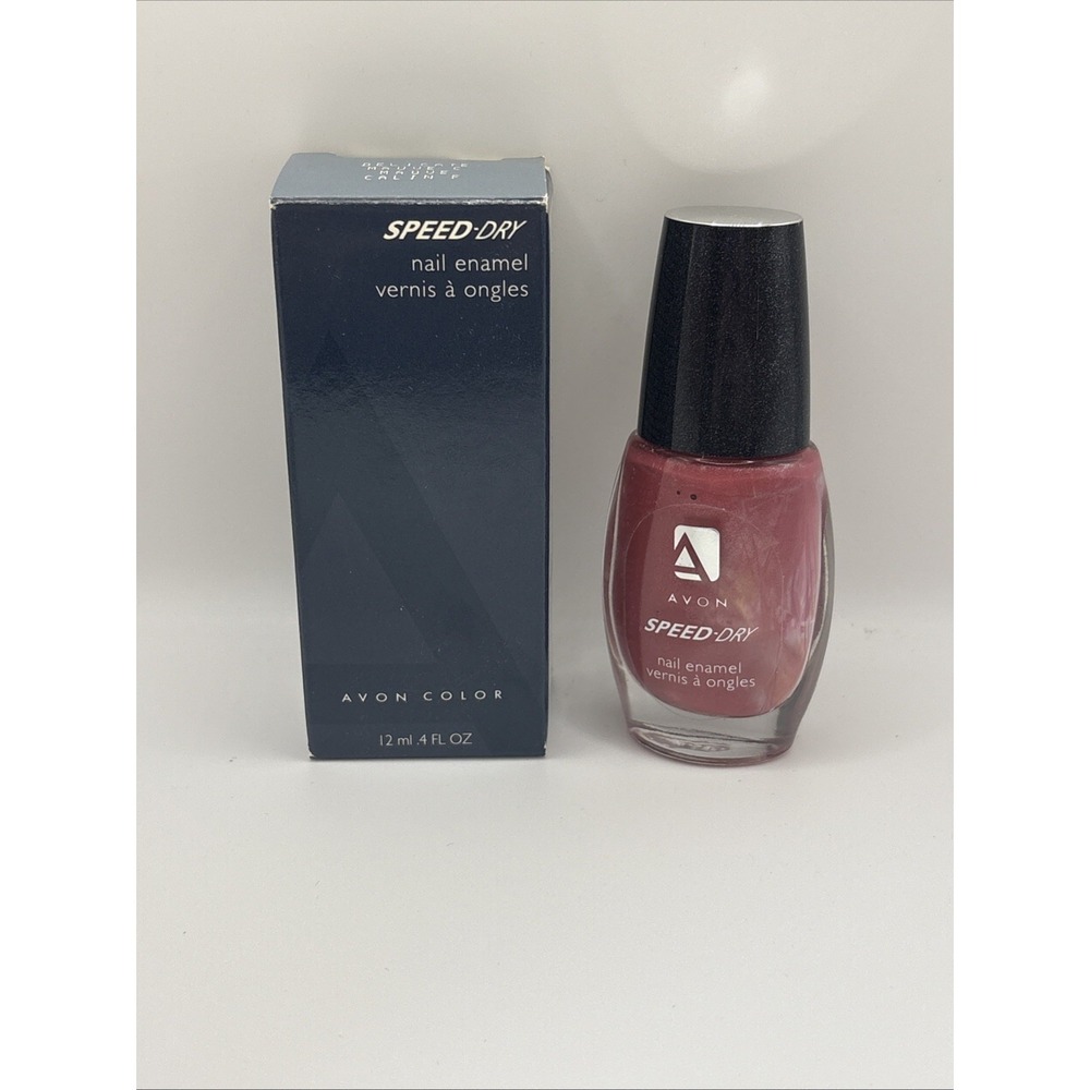 Avon NOS Delicate Mauve Speed Dry Nail Enamel 2004 Polish